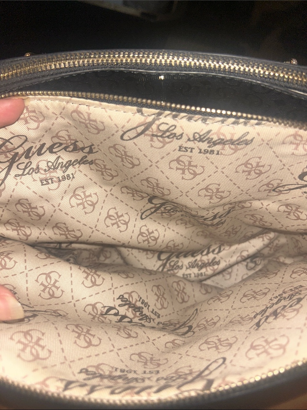 GUESS Malena Cali Satchel with Silver Hardware - Picture 5 of 5